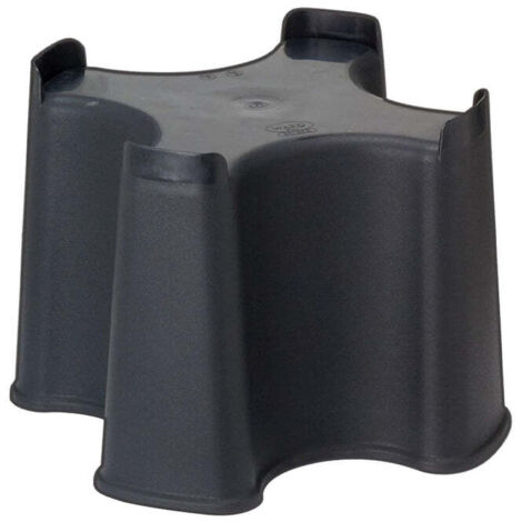 Black Slimline Water Butt Stand For 100L Rainwater Collectors