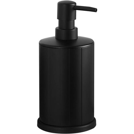 Black Soap Dispenser, Aluminum Soap Dispenser, 500ML, for Kitchen and Bathroom