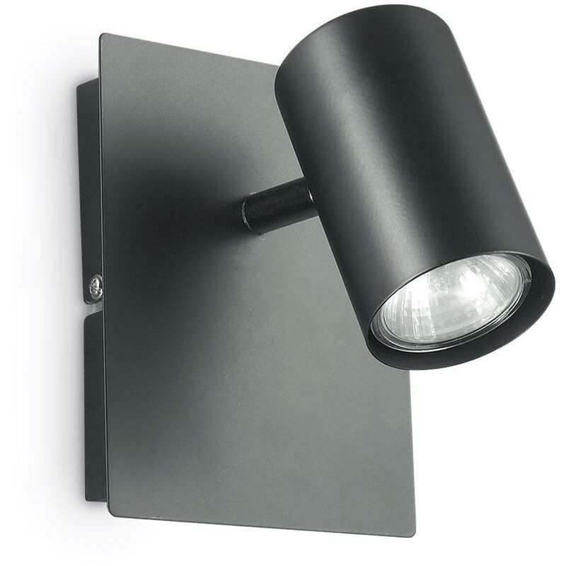 Spot - 1 Light Wall Light Black - Ideal Lux