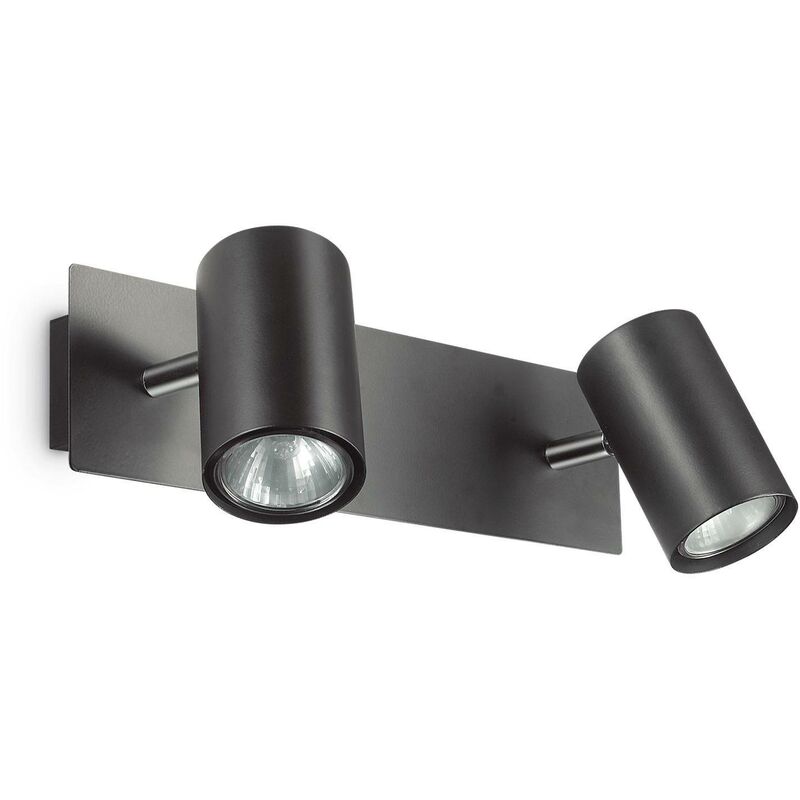 Spot - 2 Light Wall Light Black - Ideal Lux