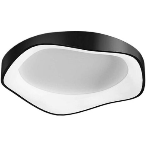 Black Wave Led Ceiling Light 38 Watts Ultra Modern Three Light Colours C53-n3c