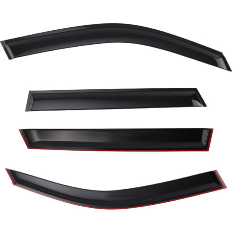 Black Window Rain Guards for BMW X1 E84 2009-2015 Wind Deflectors 4Pcs  Visors
