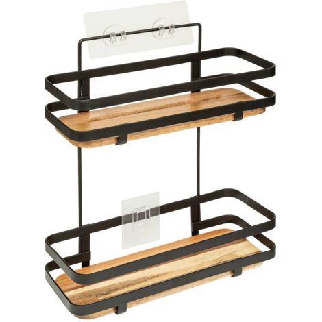 Blackacia plato de ducha de acacia de 2 niveles - 5five