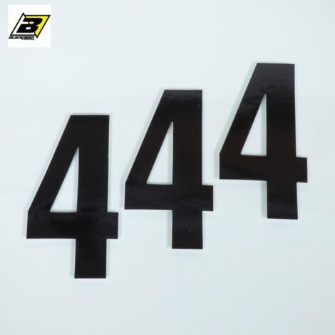 Blackbird Autoaufkleber 5047/20/4 Nummer 4 schwarz 130x70 Neuware