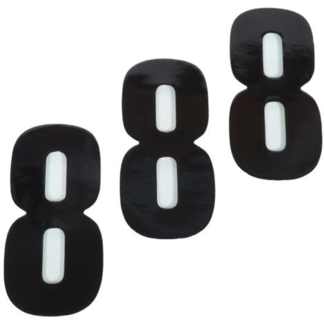 blackbird Autoaufkleber 5048/20/8 Nummer 8 schwarz 160x75 neu