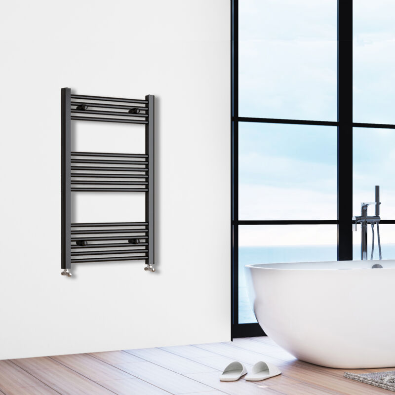 Image of Biubiubath - Black Straight Bathroom Towel&hellip;