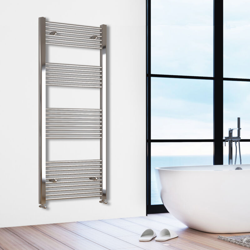 Image of Biubiubath - Chrome Straight Bathroom Towel&hellip;