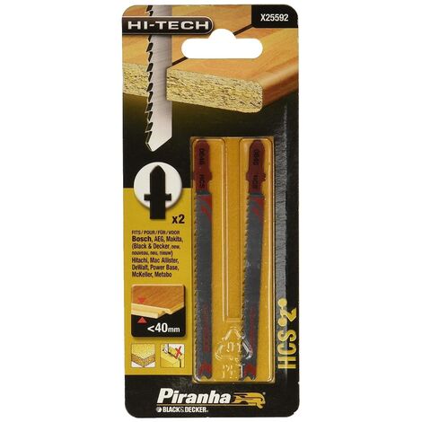 BLACK&DECKER - 2PZ LAME PER LEGNO 40 MM