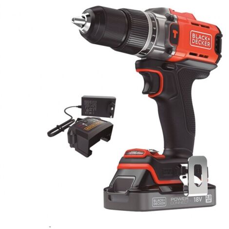 BLACK&DECKER 5596X222 - Taladro percutor batería B&D BDC383D1XK-QW 18V