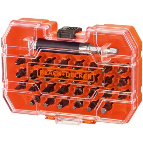Black&Decker A7228-XJ set di punte per cacciavite e adattatore da 31 pezzi