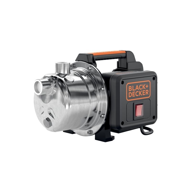 Black&decker - Black+Decker BXGP800XE Pompe Autoamorçante pour Eaux Claires (800 w, Débit max. 3.500 l/h, Hauteur d'élévation max. 38 m)