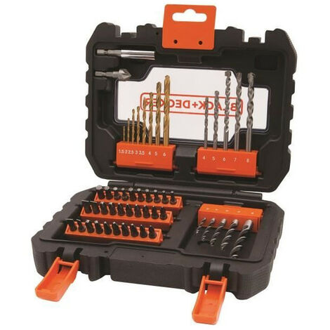 BLACK&DECKER Coffret 50 accessoires perçage vissage A7232