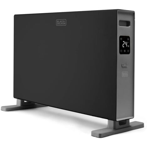 Blackdecker konvektorheizung 2000 w digital schwarz