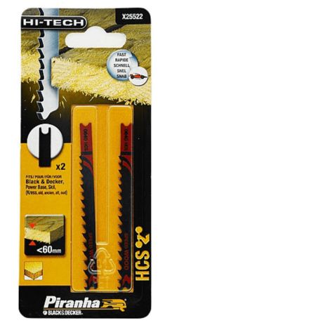 BLACK&DECKER PIRANHA 3 LAME SEGHETTO ALTERNATIVO PER LEGNO X23003 TAGLI  CURVI