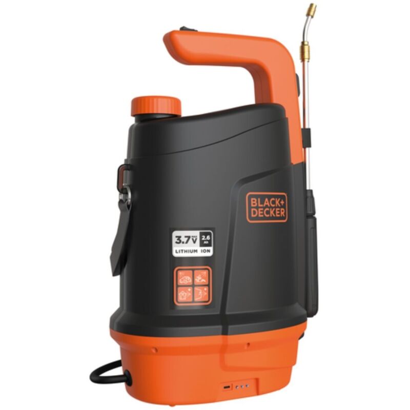 Pulvérisateur Électrique Batterie Lithium 37 V / 26 Ah Pulvérisateur Jardin Végétaux + Lance Télescopique &DECKER - vue 2