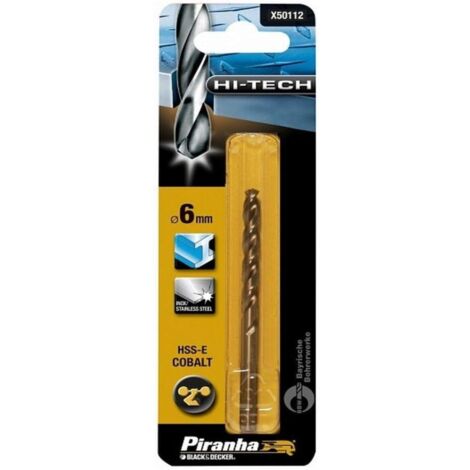 BLACK&DECKER - PUNTA COBALTO 6 MM