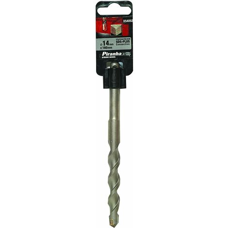 BLACK&DECKER - PUNTA DA TRAPANO PIRANHA PER MURATURA - PER TRAPANI A PERCUSSIONE SDS-PLUS - 166x14MM