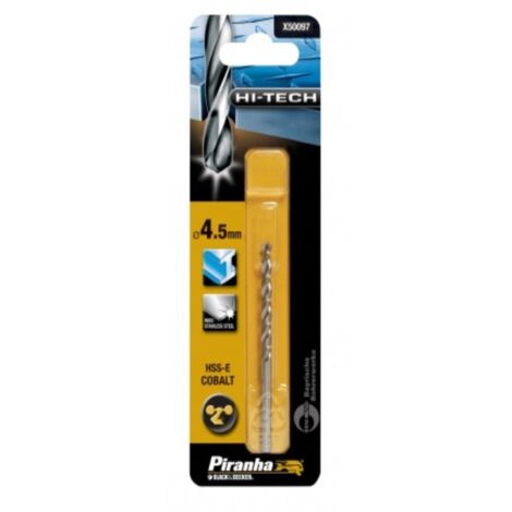 BLACK&DECKER - PUNTA PER TRAPANO COBALTO4.5MM