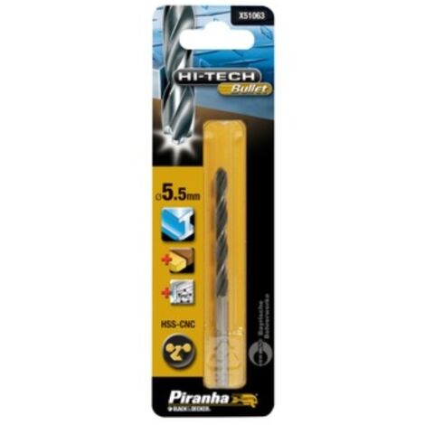 BLACK&DECKER - PUNTA PER TRAPANO HSS-CNCBULLET 5.5MM