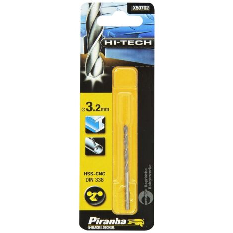 BLACK&DECKER - PUNTA PER TRAPANO HSS-R 3.2MM