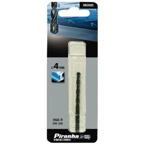 BLACK&DECKER - PUNTA PER TRAPANO HSS-R 4X75MM