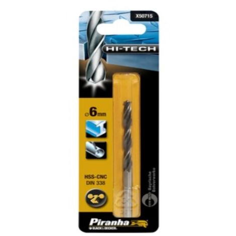 BLACK&DECKER - PUNTE PER METALLO CROWM 6MM