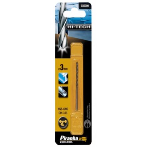 BLACK&DECKER - PUNTE PER METALLO CROWN 3MM