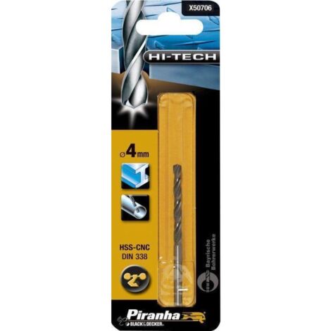 BLACK&DECKER - PUNTE PER METALLO CROWN 4MM