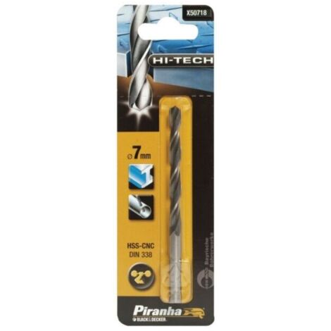 BLACK&DECKER - PUNTE PER METALLO CROWN 7 MM