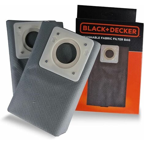 Black&decker sacchetti aspirapolvere 15l ricambio accessori 41831 filtro stoffa