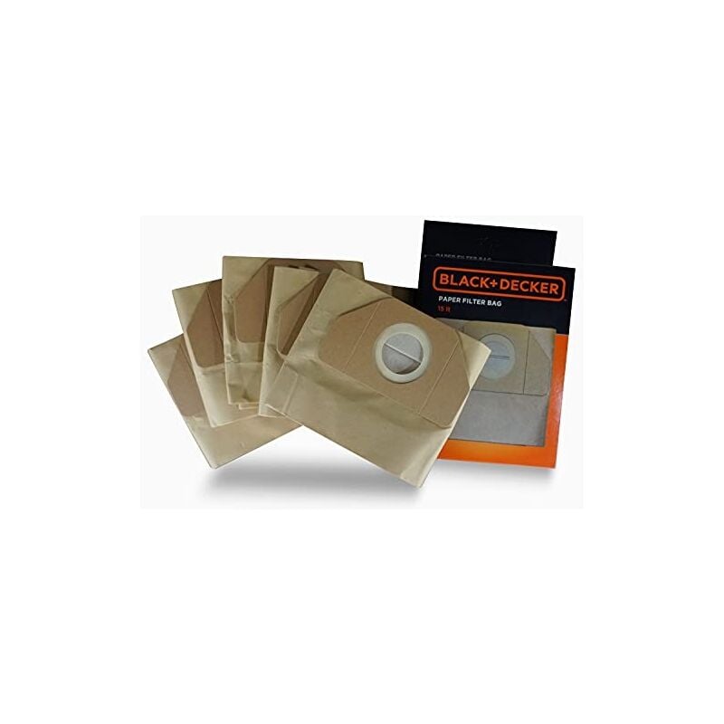 Black+decker Sacchetti Filtro In Carta Sacs Filtre En Papier, Avana, Taglia Unica