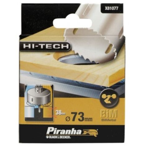 BLACK&DECKER - SEGA A TAZZA BIMETALLICA73MM