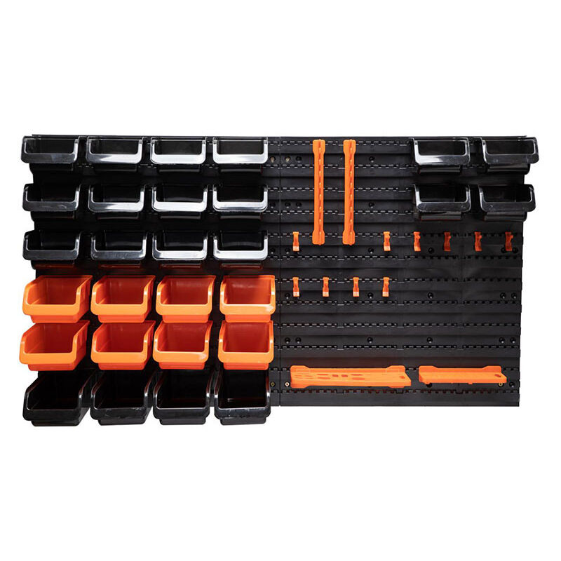 Black+decker Ensemble de rangement 43 pièces - 98 x 23 x43 cm - Plastique - Noir
