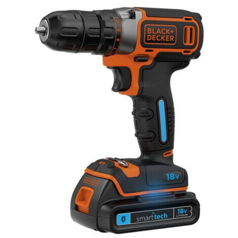 BLACK&DECKER - TRAPANO A BATTERIA SMARTTECH 18 Volt 1.5 A BDCDC18KST-QW