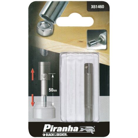 Black&decker x61460 adattatore per bussole per avvitatori lunghezza 50 mmattaccoquadro 1/4"