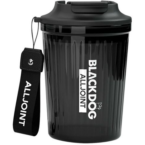Blackdog 450mi Tasse à café d'accompagnement simple de haute qualité Noir
