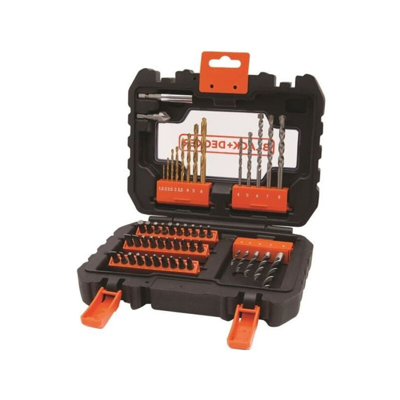 Coffret Perçage Vissage (50 Accessoires) black+decker - A7232-XJ