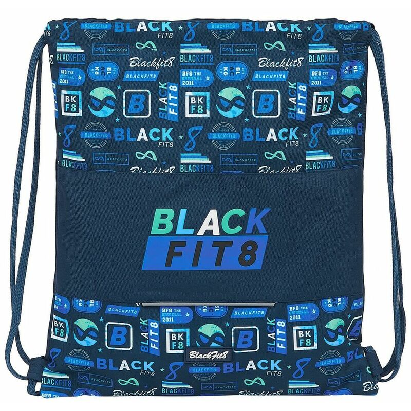 

BlackFit8 Bolsa Mochila con Cuerdas Retro BlackFit8