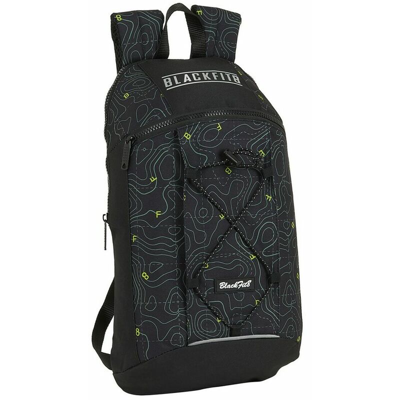 

BlackFit8 Mochila Casual BlackFit8 Topography Negro Verde