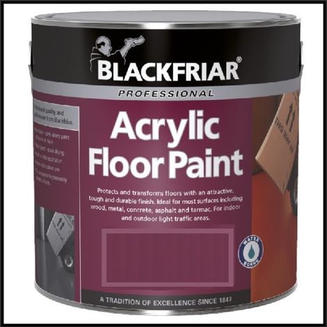 main image of "Blackfriar Acrylic Floor Paint - Hard Wearing - Various Colours and Sizes"