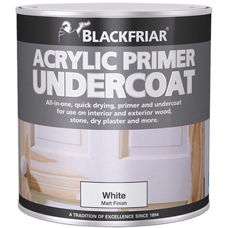 Blackfriar BF0380002F1 Quick Drying Acrylic Primer Undercoat Grey 250ml