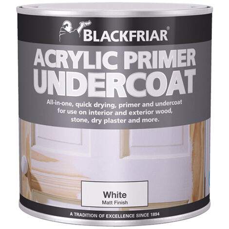 Blackfriar BF0380002F1 Quick Drying Acrylic Primer Undercoat Grey 250ml BKFGAP250