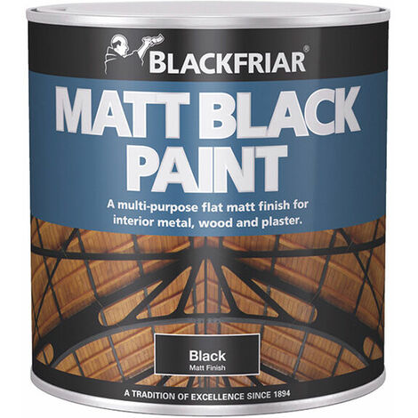 Blackfriar BF0520001X1 Matt Black Paint 125ml