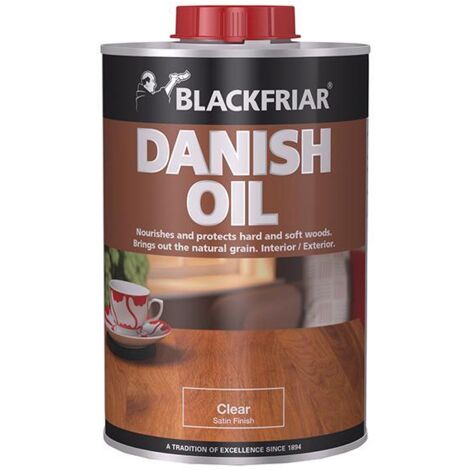 Blackfriar BF0771001D1 Danish Oil Clear 1 litre BKFDOC1L