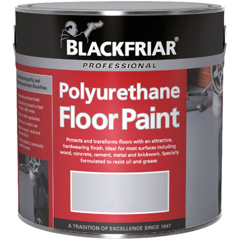 Blackfriar BF2000001E1 Professional Polyurethane Floor Paint Tile Red 500ml BKFPFPTR500