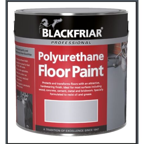 Blackfriar BF2000010D1 Polyurethane Floor Paint Dark Grey 1L BKF5996
