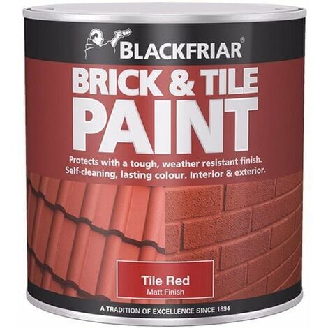 Blackfriar Brick & Tile Paint Matt Red 250ml BKFBTMR250
