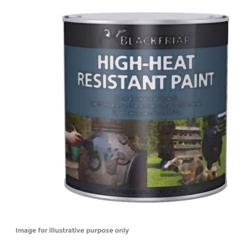 TBC - Heat Resistant Paint Black 500ml BKFHRB500