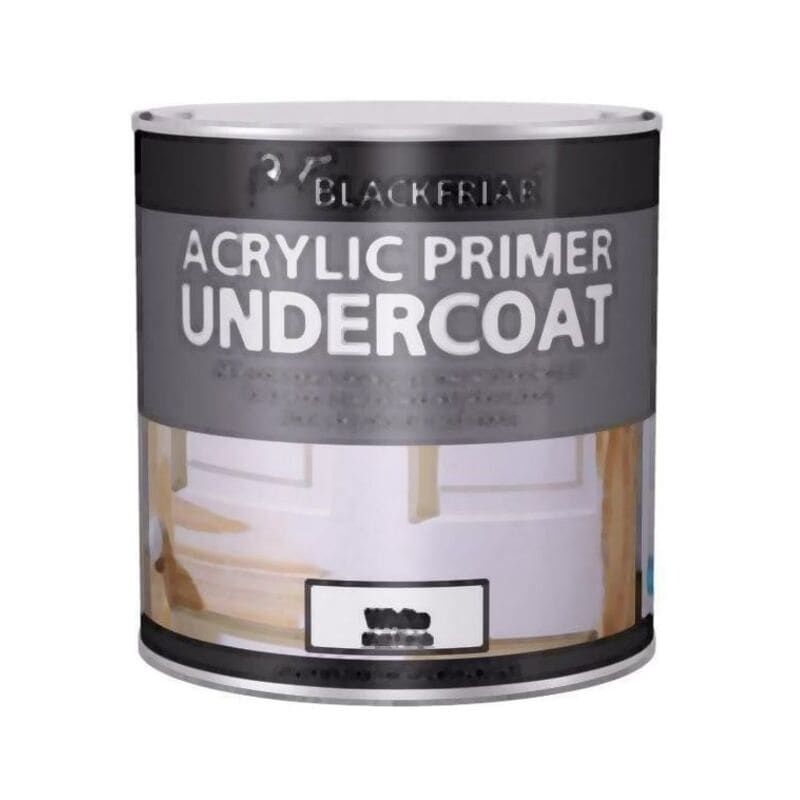 Blackfriar - Quick Drying Acrylic Primer Undercoat White 500ml BKFWAP500