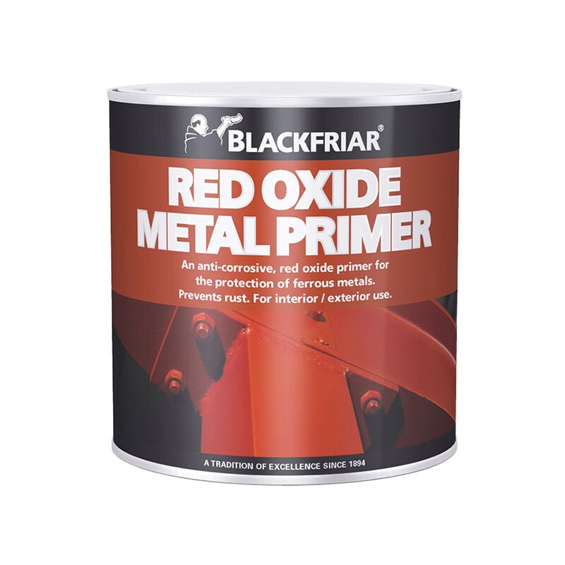 Blackfriar - BF0390001E1 Red Oxide Metal Primer 500ml BKFMP500